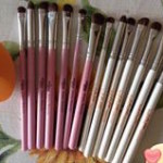 Brush eyeshadows White