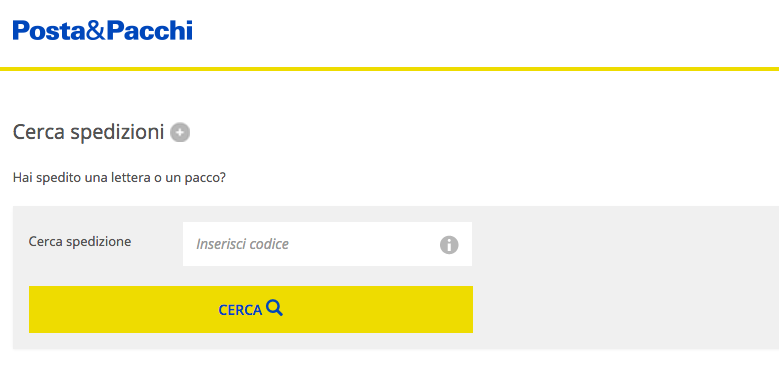 Tracciare Pacco dalla Cina con Poste Italiane