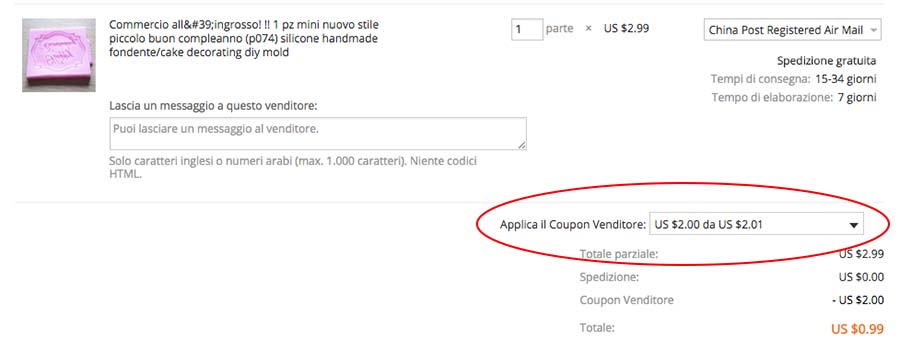 Coupons Aliexpress - Guida - Comprare con il Coupon