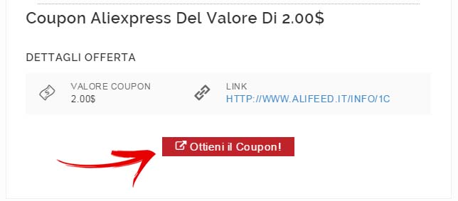 Coupons Aliexpress - Guida - Ottenere il Coupon Aliexpress